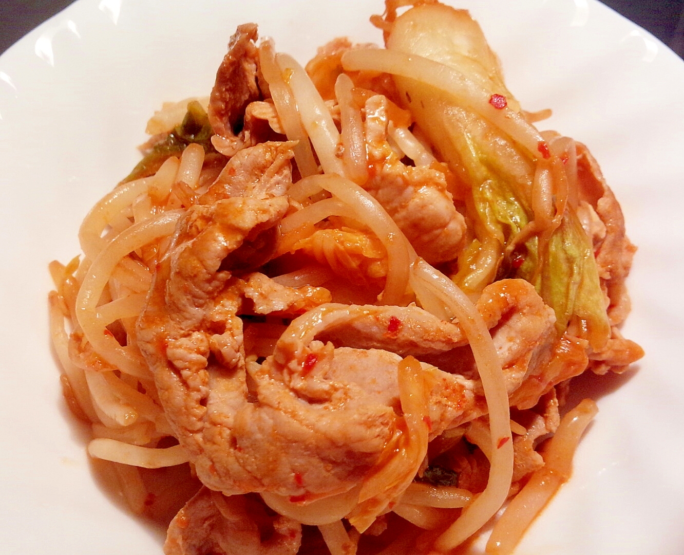 もやし入り豚キムチ☆彡