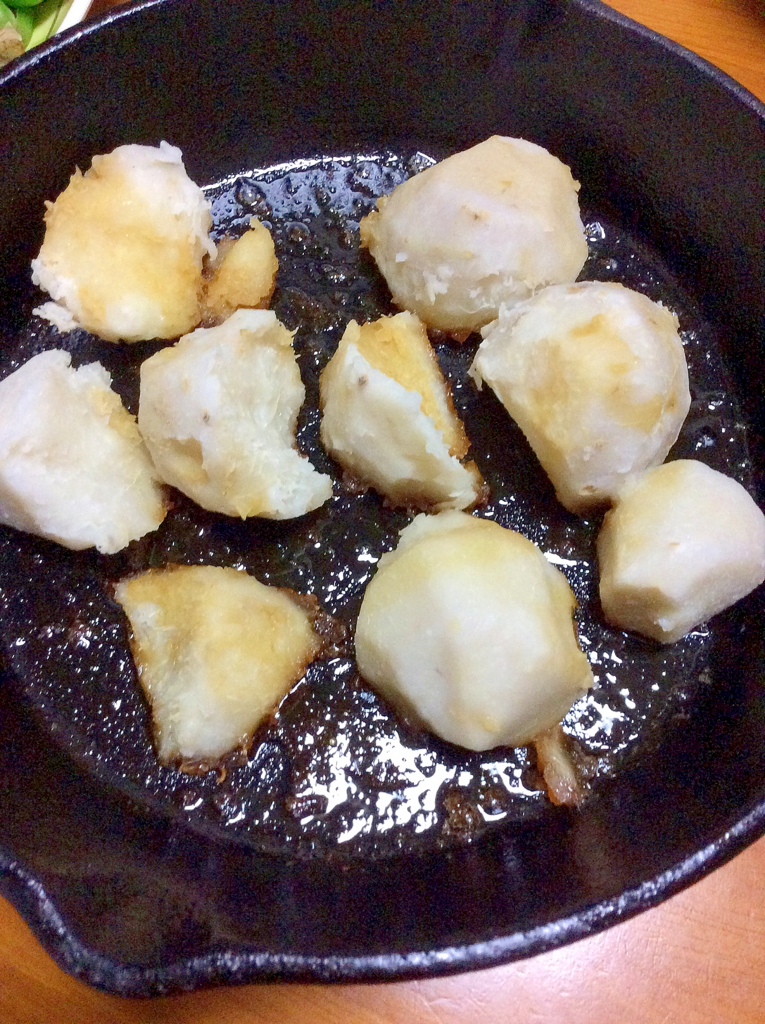 里芋のすき焼きのたれ焼き