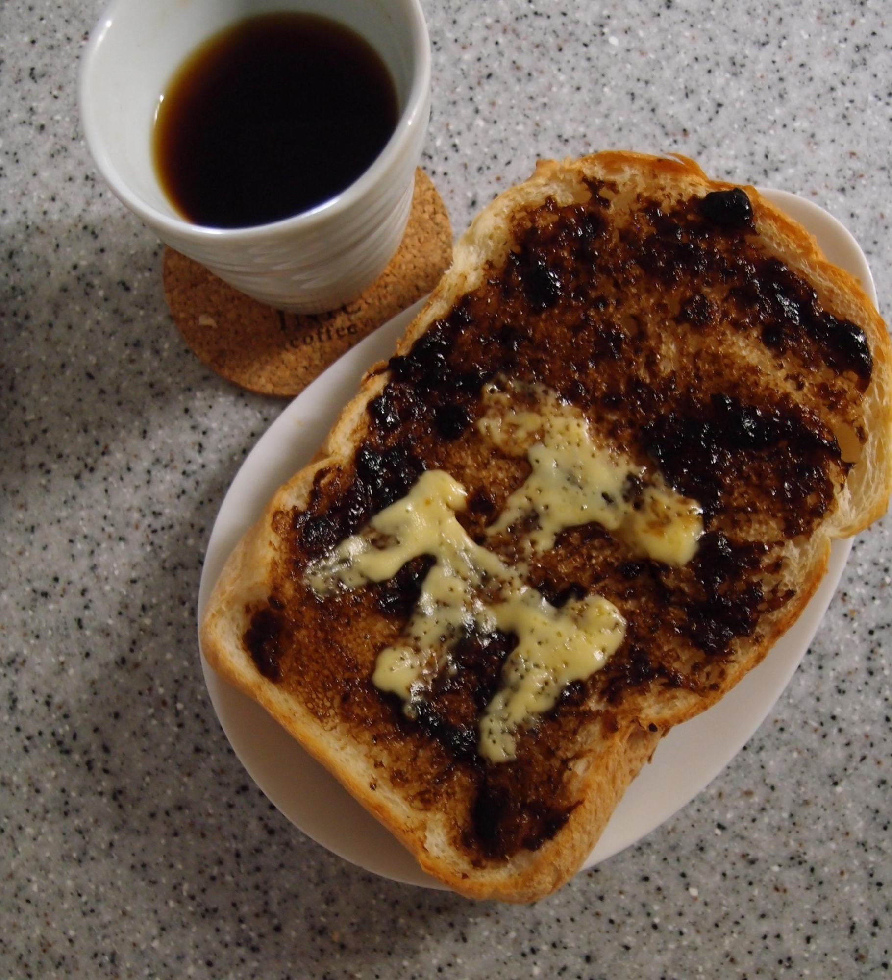 阪神Tigersトースト＆メープルシロップコーヒー