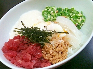 食欲が進む！ネバネバ丼☆