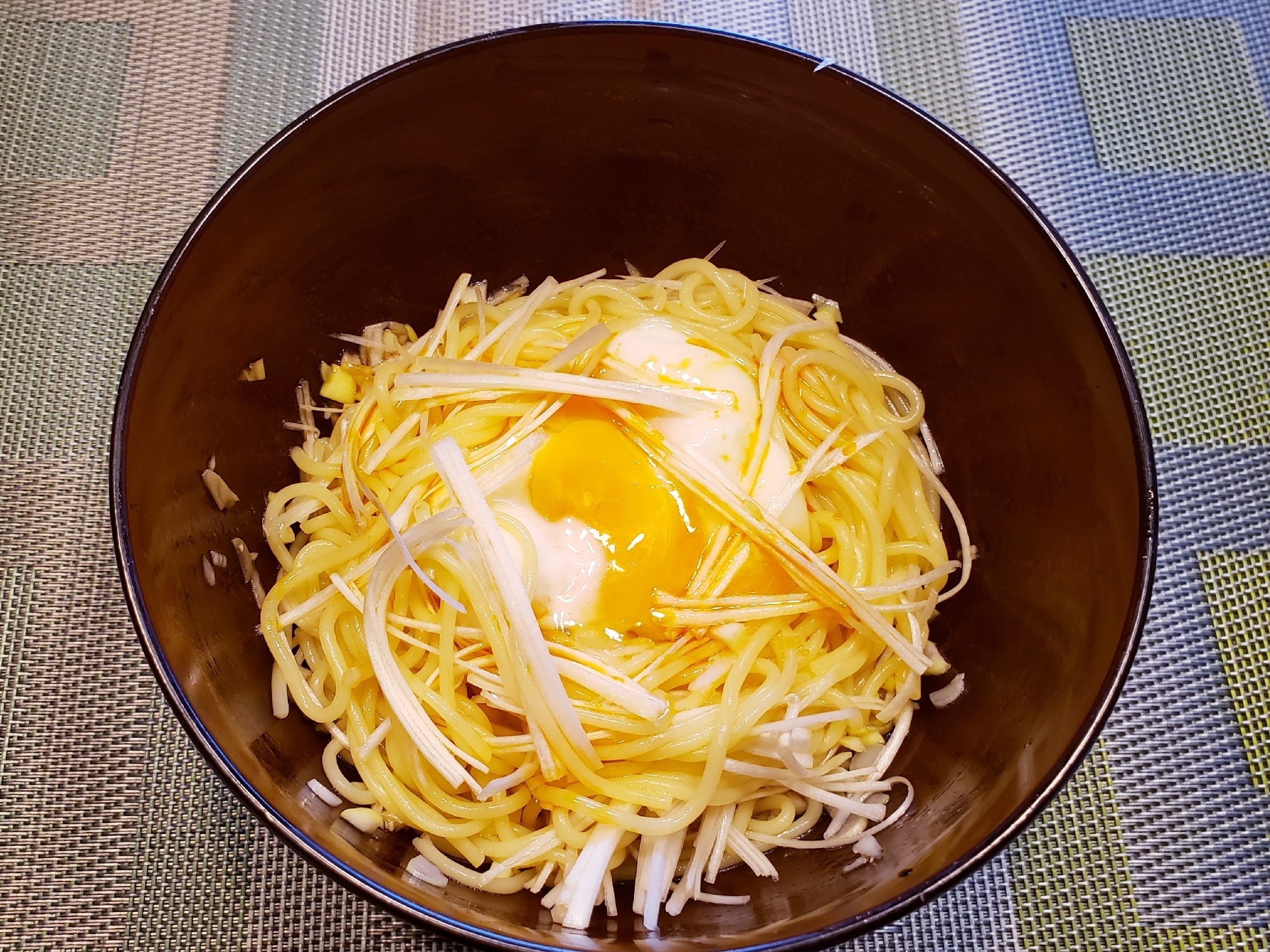 糖質0麺を使って ねぎたっぷり 油そば風 レシピ 作り方 By のりばあ 楽天レシピ