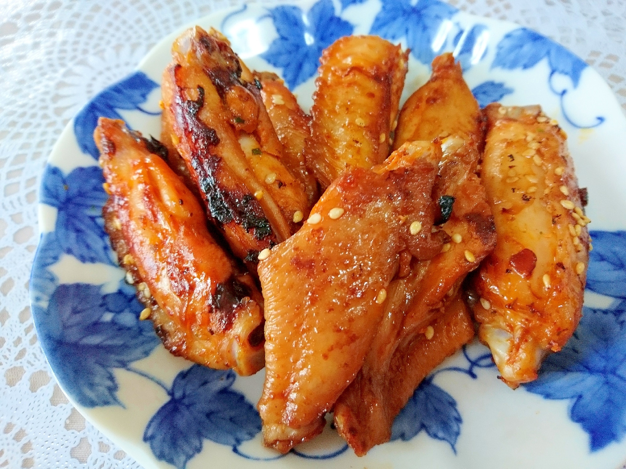 鶏手羽中のピリ辛コチジャン焼き レシピ・作り方 by hirohyt102 - 楽天レシピ