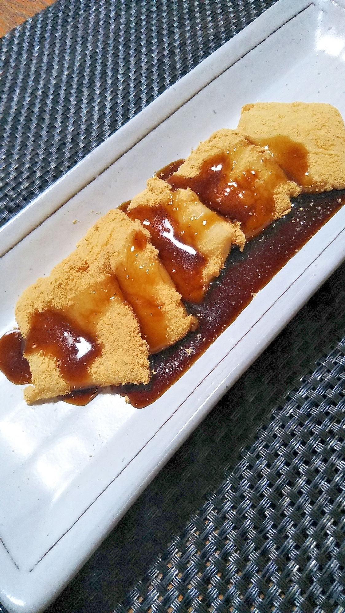 レンジで作る♪ 人気お土産【信玄餅】風!