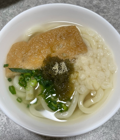 甘いきつねさんうどん