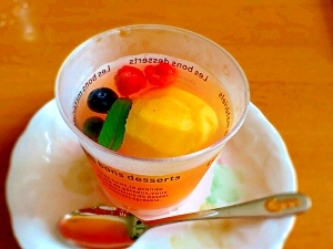 夏の果物でシークワーサーゼリー レシピ 作り方 By 麻呂0461 楽天レシピ