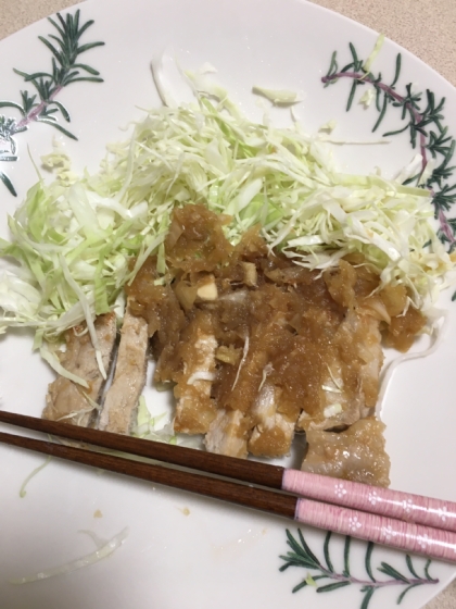 すりおろし玉ねぎが美味しい！