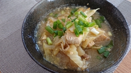 キャベツと高野豆腐の卵とじ