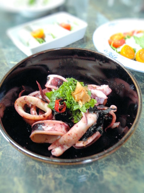 スルメイカの梅海苔バター炒め レシピ 作り方 By すいかサマ 楽天レシピ スルメイカの梅海苔バター炒め レシピ 作り方 By すいかサマ 楽天レシピ