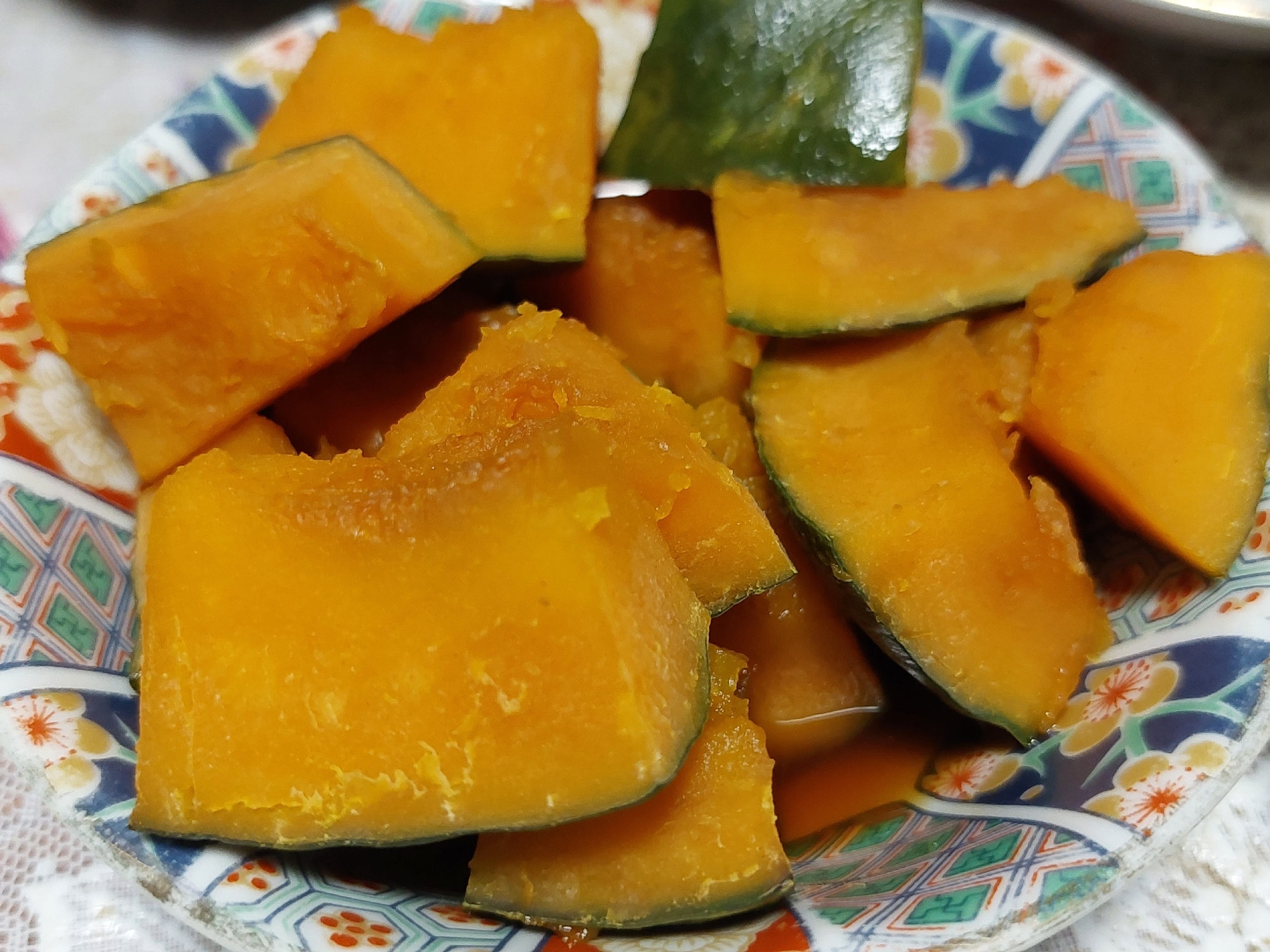 レンジで！かぼちゃのめんつゆ煮物