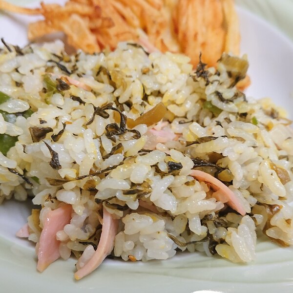 高菜の漬物とハムのチャーハン レシピ 作り方 By 田舎ぴよ 楽天レシピ 高菜の漬物とハムのチャーハン レシピ 作り方 By 田舎ぴよ 楽天レシピ