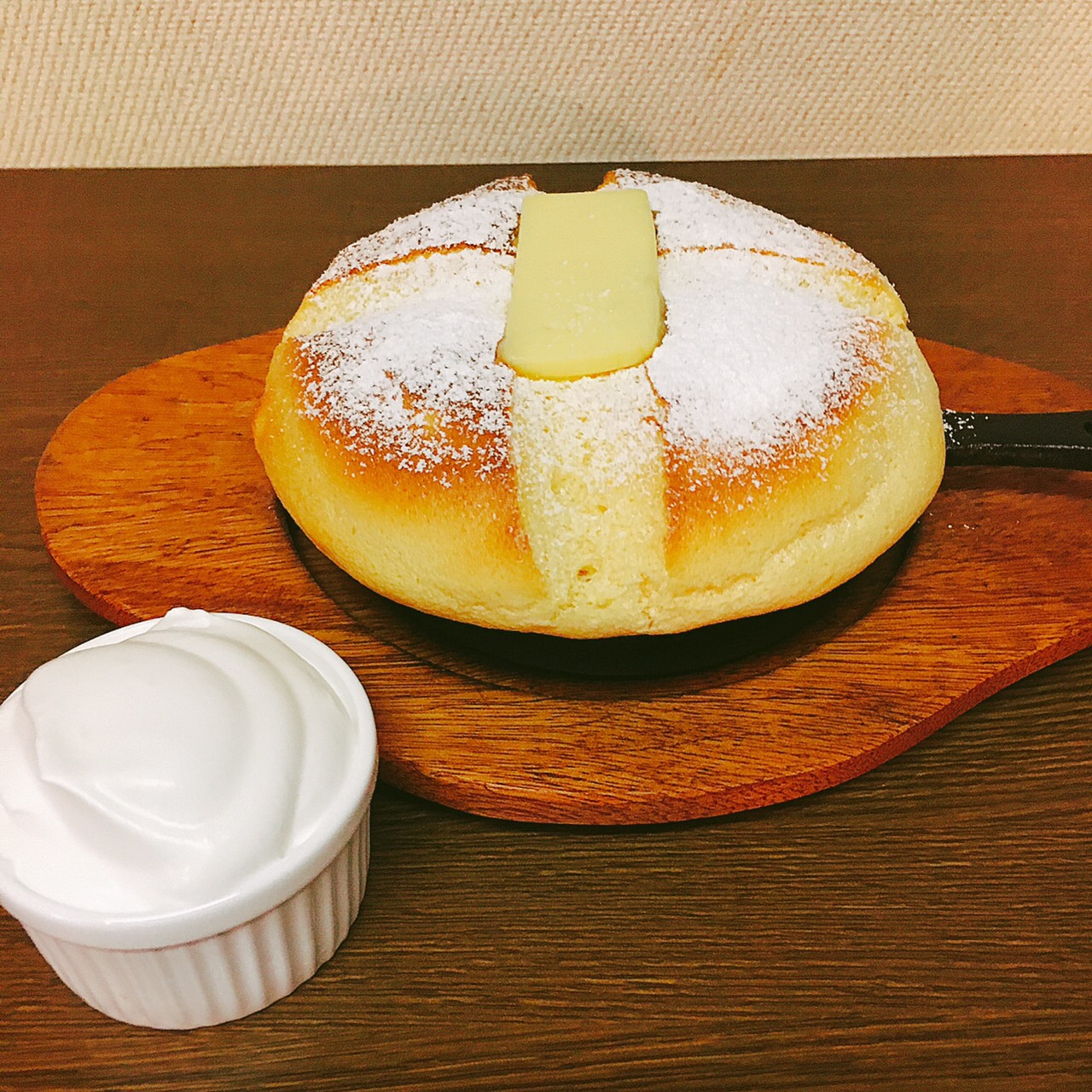 ぐりとぐらのカステラパンケーキ