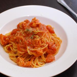 イタリアの味☆海老とトマトのスパゲッティ