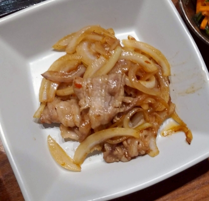 玉ねぎシャキシャキ豚しょうが焼き