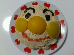 1歳誕生日に☆アンパンマンケーキ