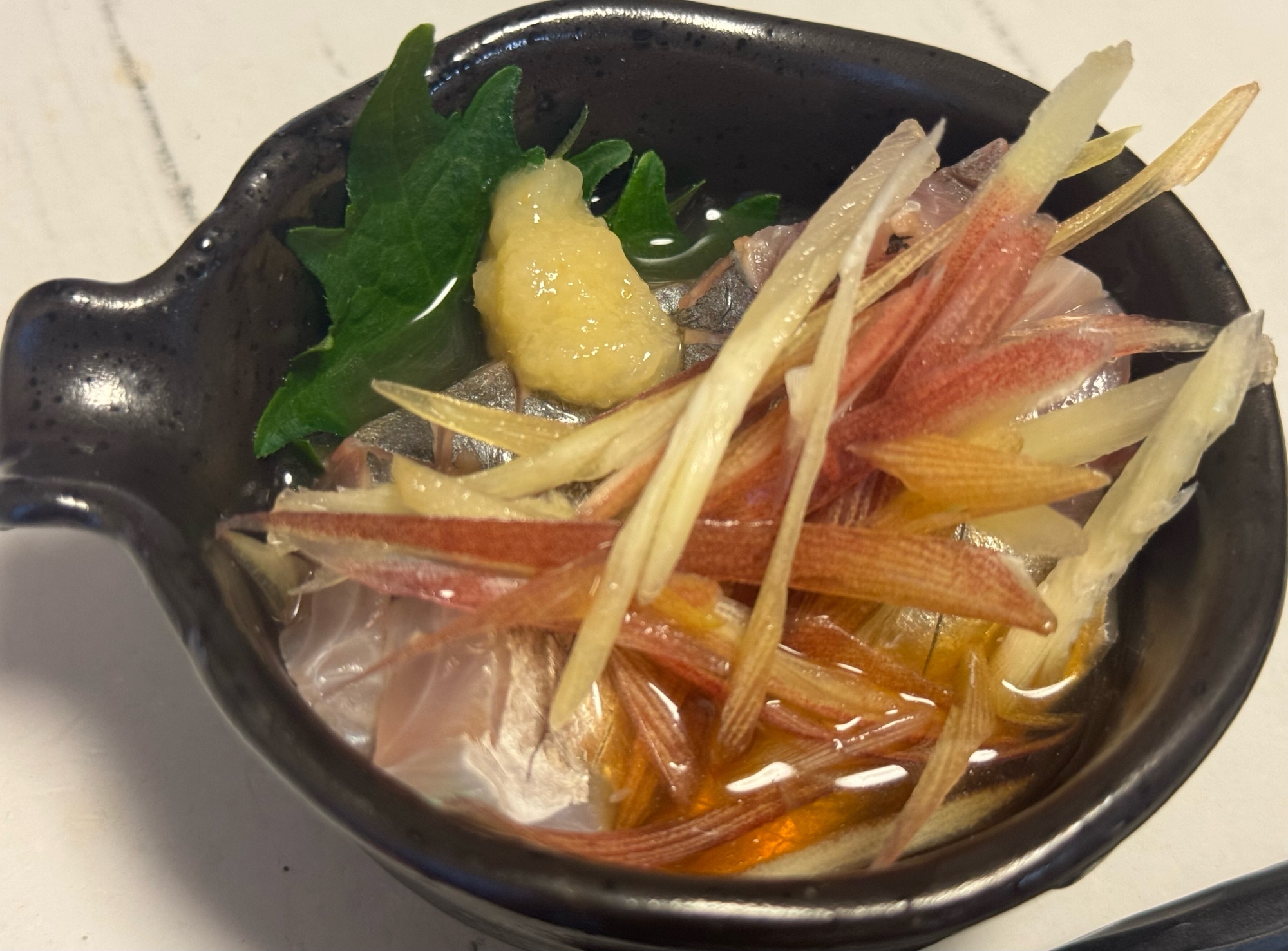 誰でも簡単に作れちゃう.ᐟ.ᐟ真あじの酢の物