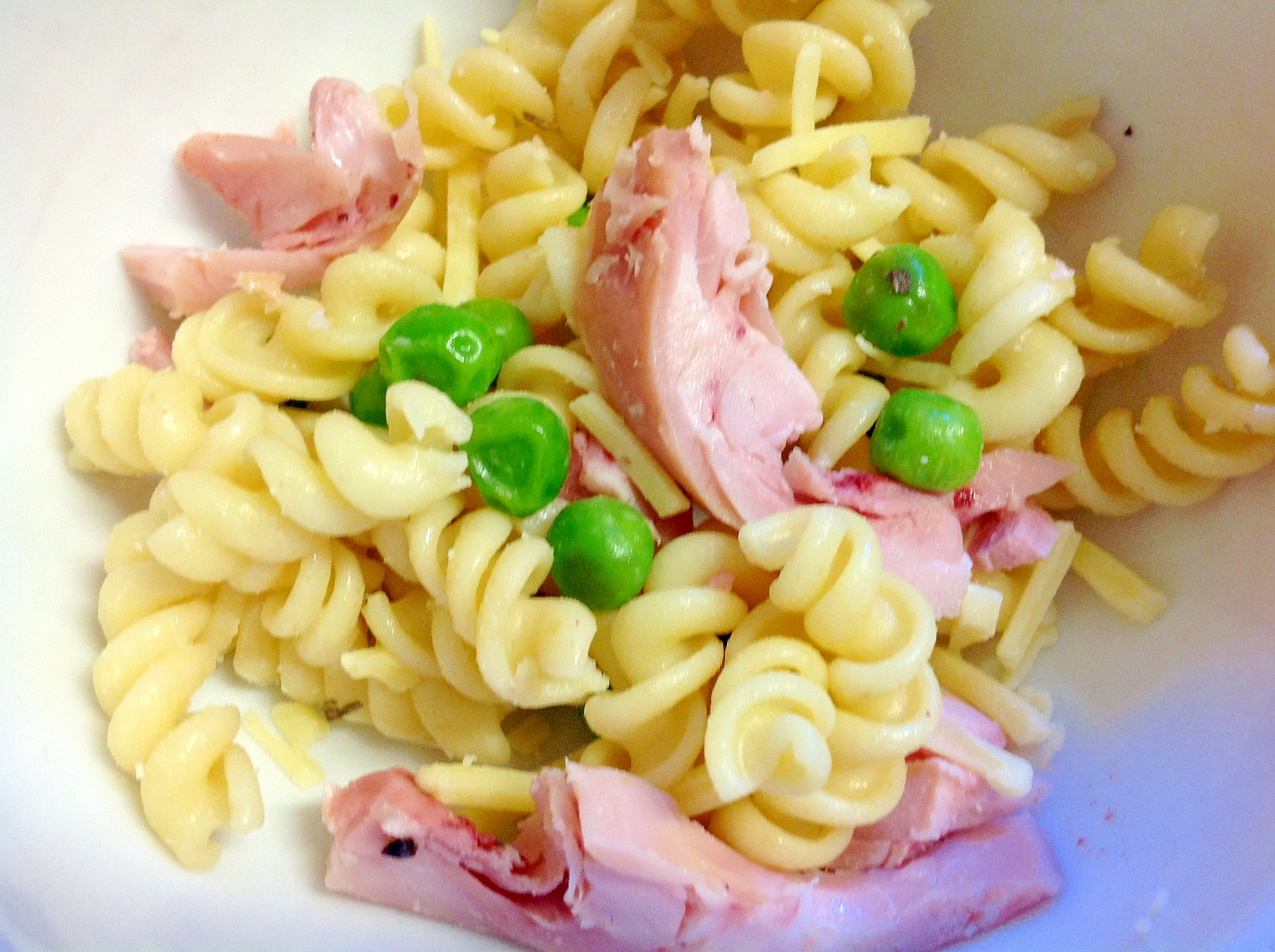 グリーンピースとスモークチキンのパスタサラダ レシピ 作り方 By Findus 楽天レシピ