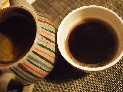 ☆*:・出がらしのお茶で☆黒蜜緑茶コーヒー☆*:・