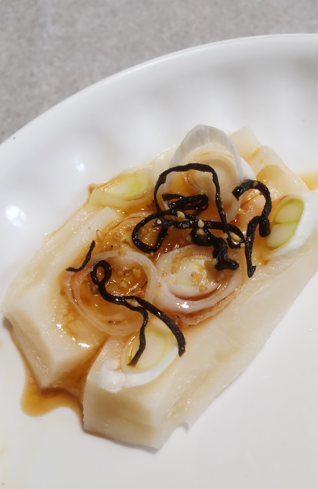 長ねぎ塩昆布餅