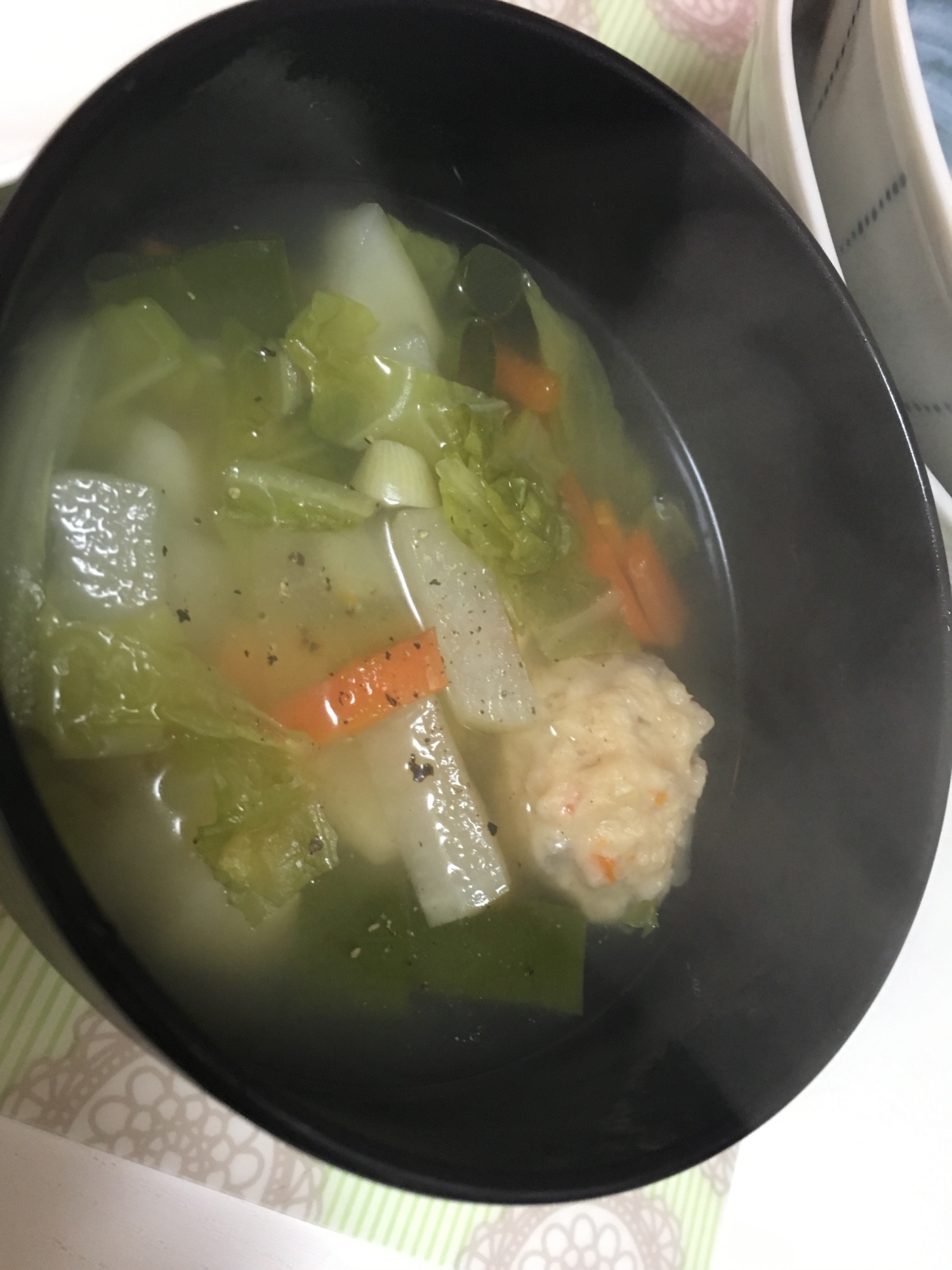 子供が喜ぶ つくねのスープ レシピ 作り方 By ドラざえもん009 楽天レシピ
