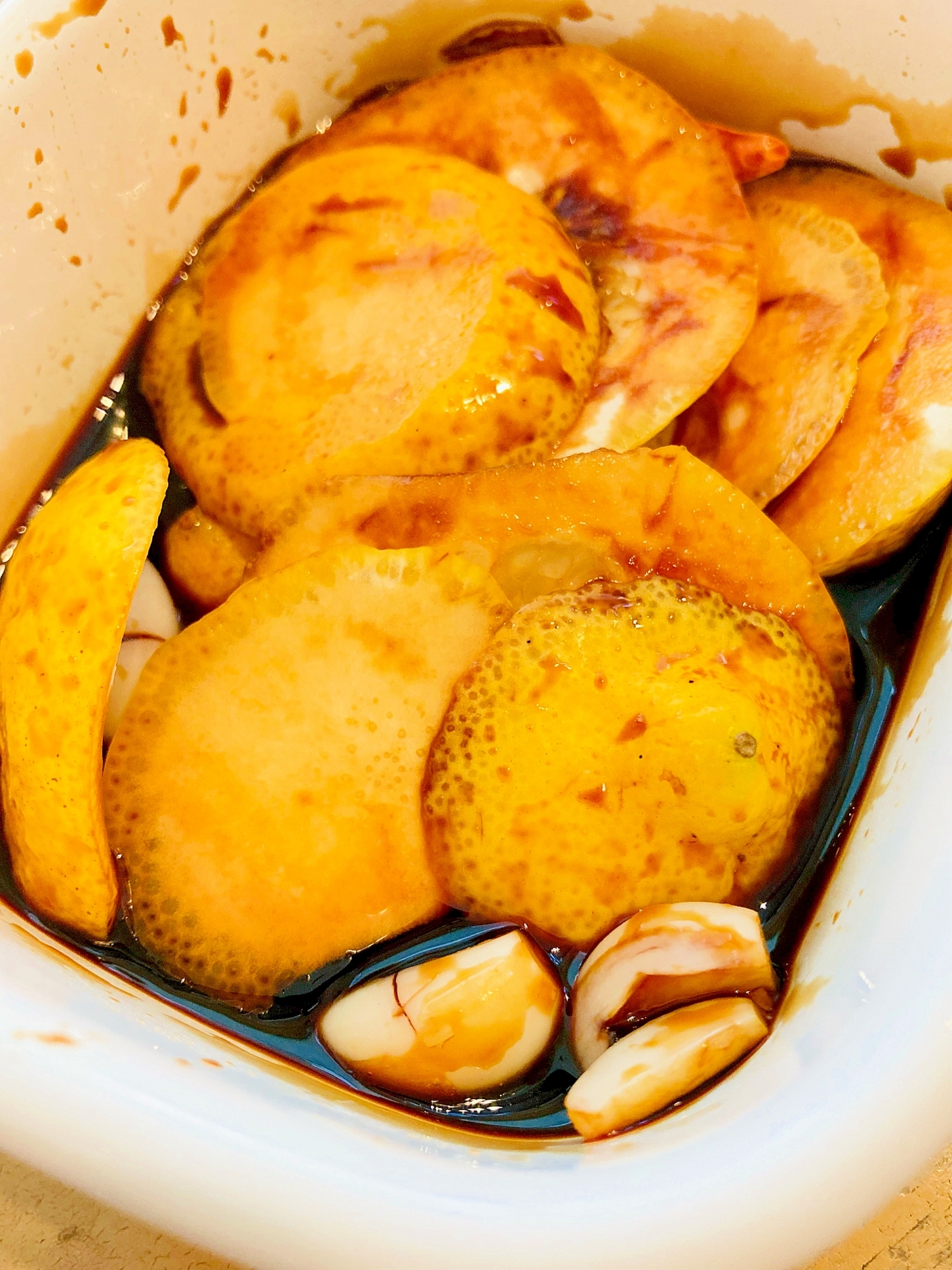 レモンの端で万能調味料