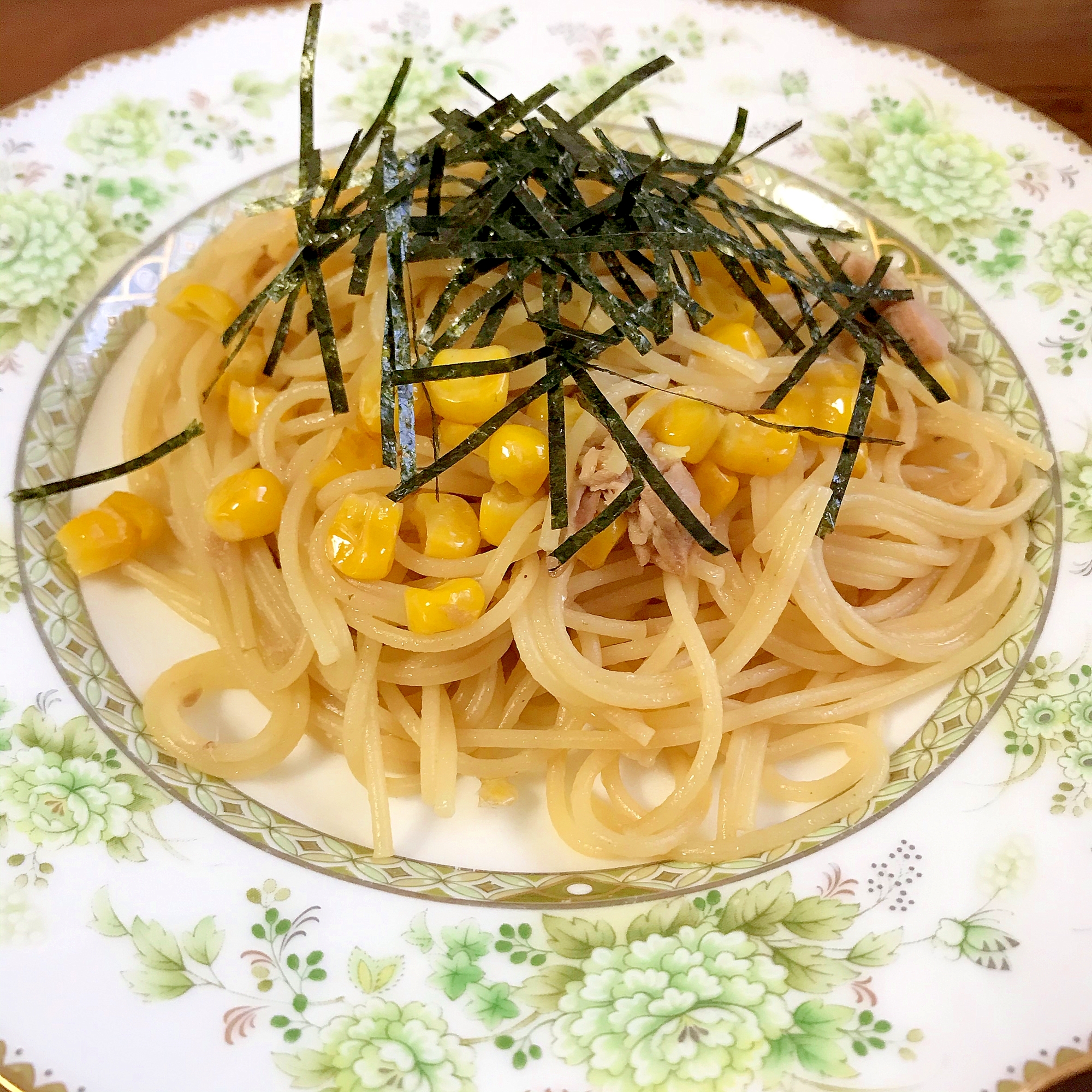 簡単ランチ ツナとコーンの和風パスタ レシピ 作り方 By 水玉模様 楽天レシピ