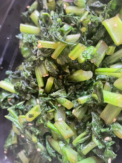 ご飯のお供に☆大根の葉のごま炒め