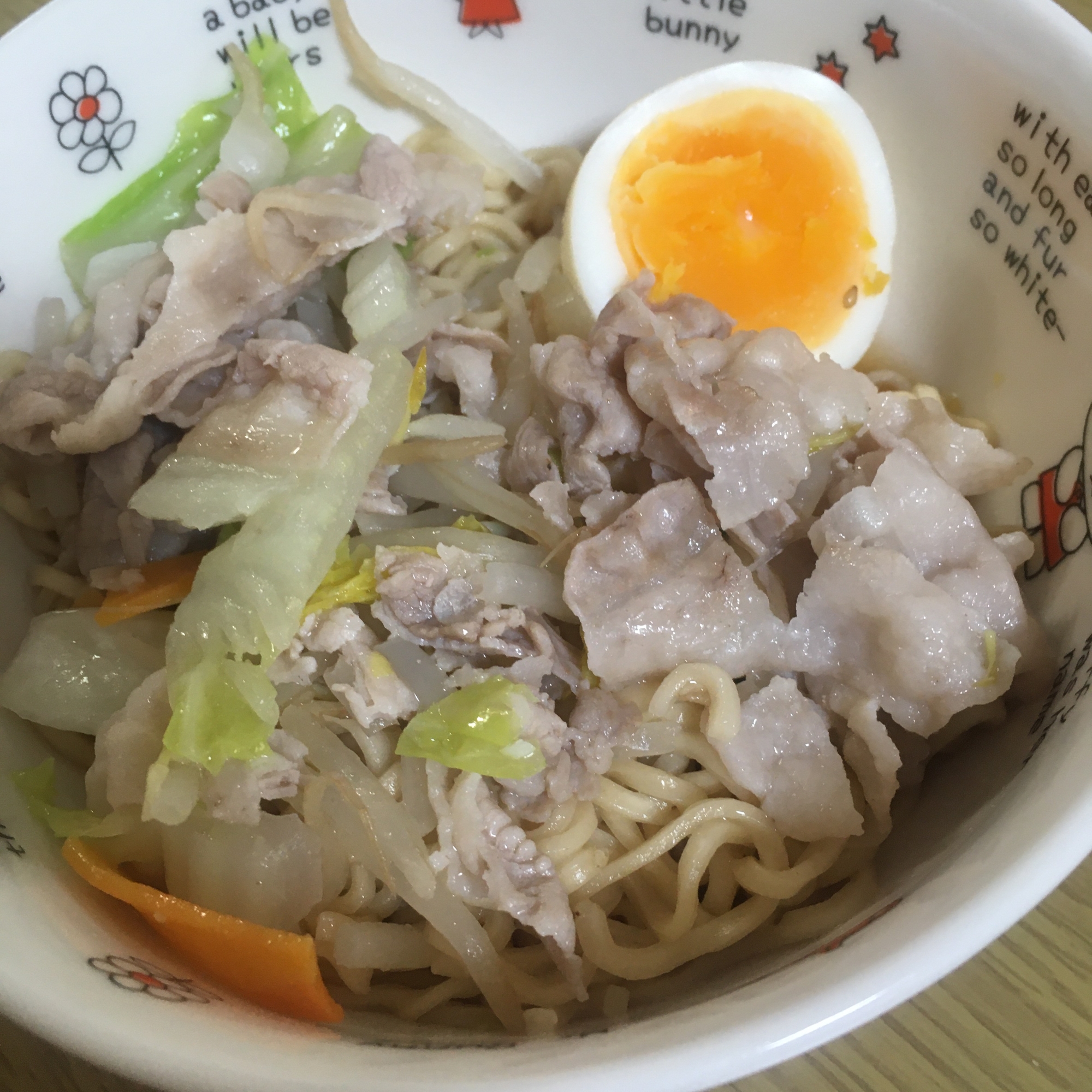 肉炒めラーメン