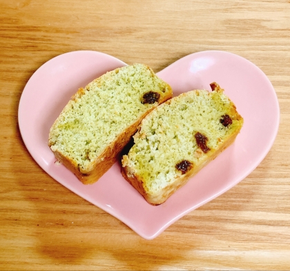 抹茶と黒豆のマフィン