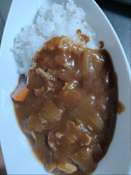 ひき肉でハッシュドビーフカレー