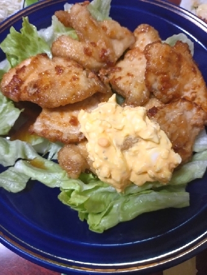 手作りタルタル！揚げないチキン南蛮