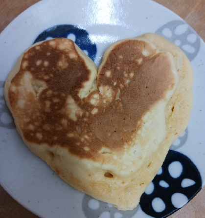 朝食に☆コーヒー風味のホットケーキ