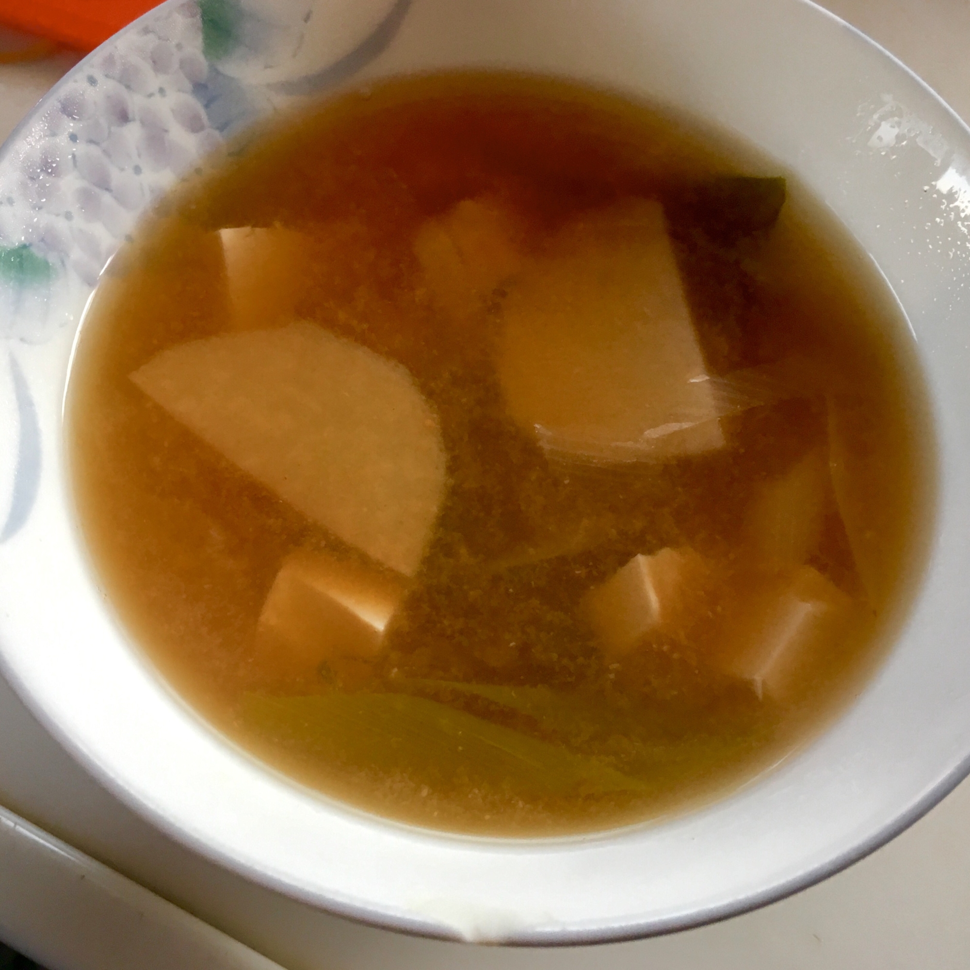 小さじスプーンで作る 里芋のやさしいお味噌汁