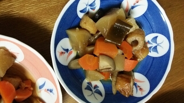 炊飯器で！牛蒡・大根・人参・椎茸・昆布・ちくわ煮