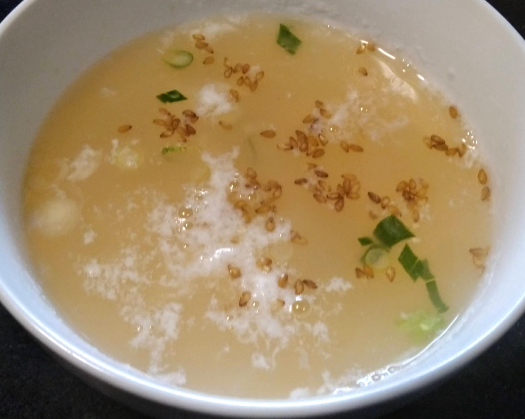 卵白スープの作り方！