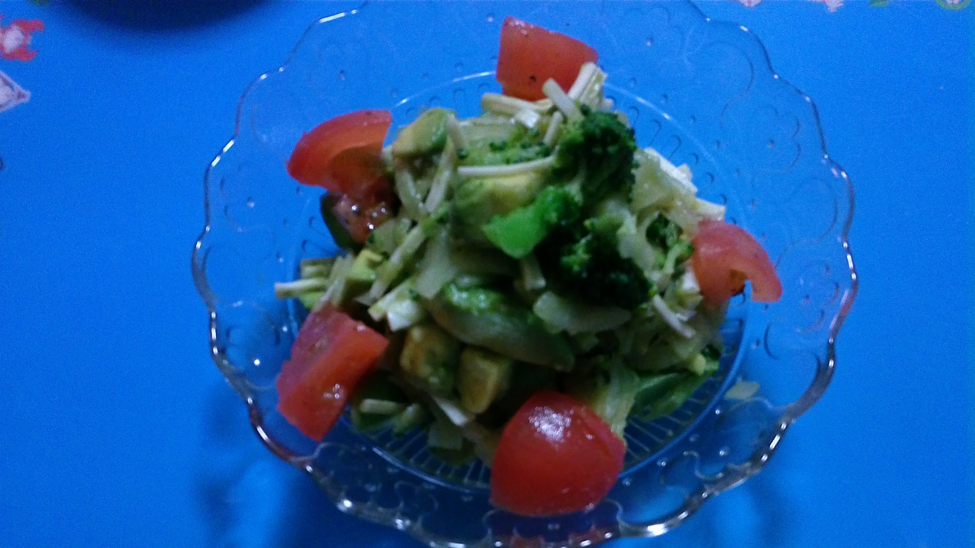 夏野菜の梅サラダ