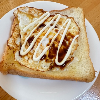 醤油マヨ❣️目玉焼き