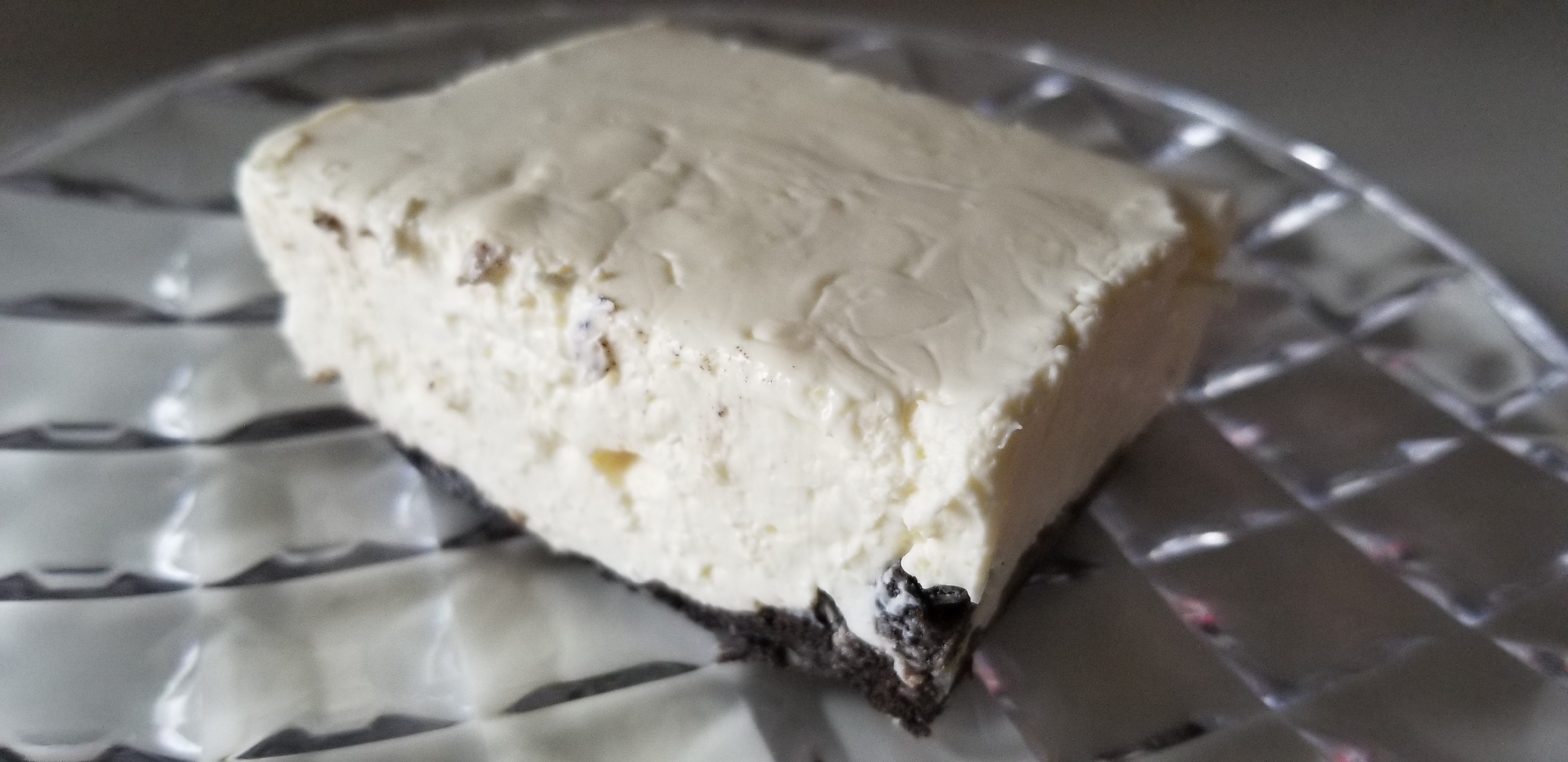 ホイップクリームとオレオの低脂肪レアチーズケーキ