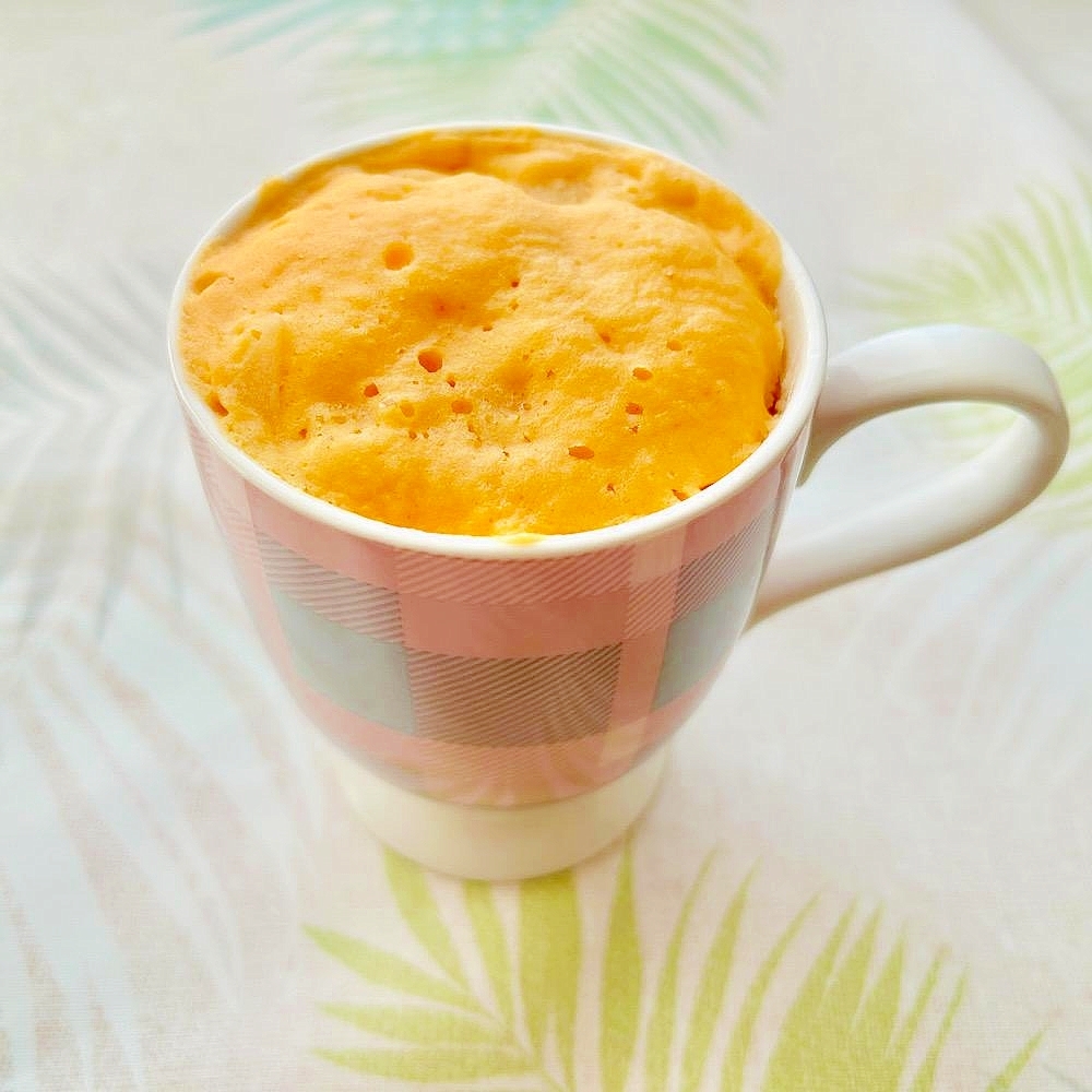 【幼児食】米粉で作る砂糖不使用のりんごマグケーキ