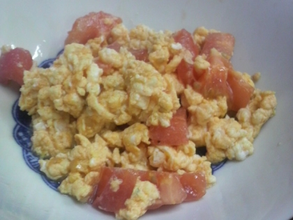 トマトの卵炒め