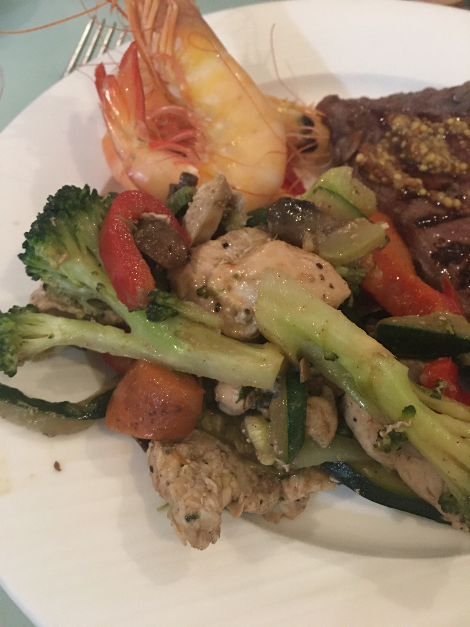 鶏肉と野菜炒め