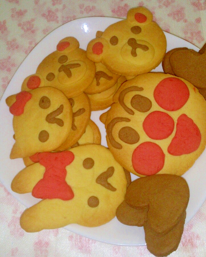 さくさくポリポリ キャラクタークッキー レシピ 作り方 By Tomdogcat 楽天レシピ
