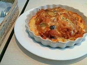 夏野菜たっぷりの おしゃれな焼きパスタ レシピ 作り方 By アイール 楽天レシピ