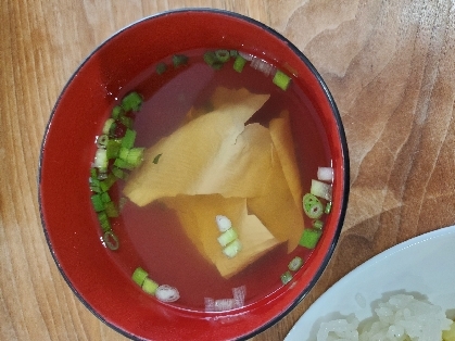 ほっこり♡湯葉のスープ