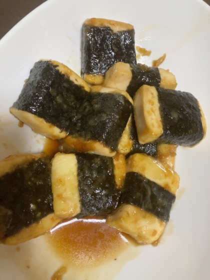 豆腐の磯辺焼き