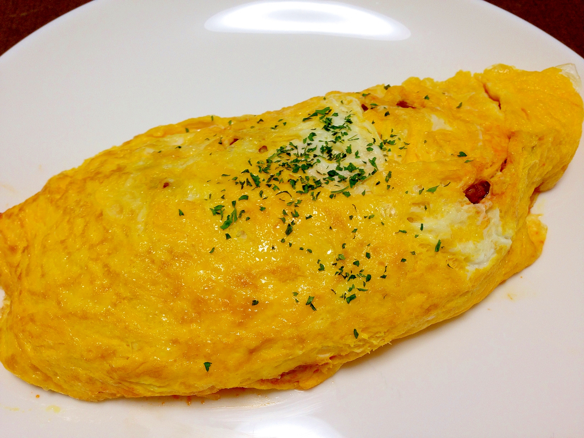 ミートソースで ミートオムレツ レシピ 作り方 By うーころちゃん 楽天レシピ