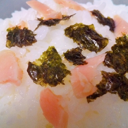 鮭と海苔の酢飯