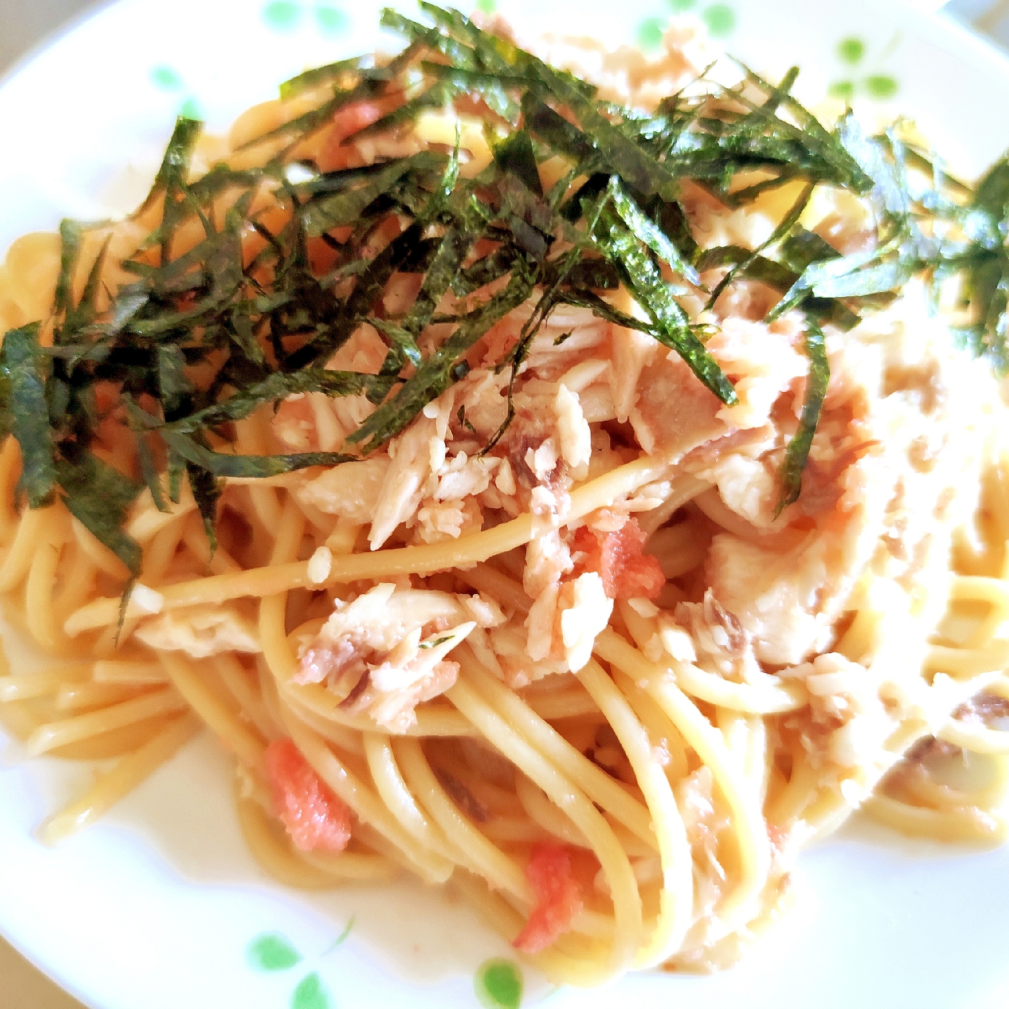 青物カマ焼きの明太パスタ【パスタ100】
