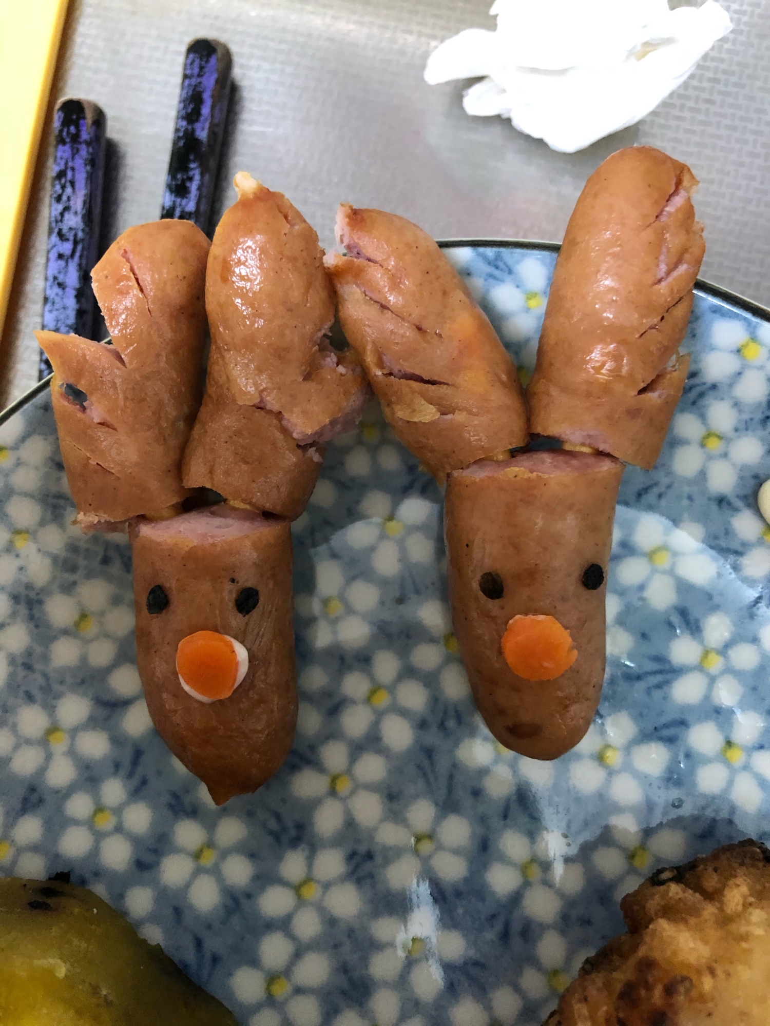 キャラ弁 トナカイウインナー レシピ 作り方 By ぺっころり 楽天レシピ キャラ弁 トナカイウインナー レシピ 作り方 By ぺっころり 楽天レシピ