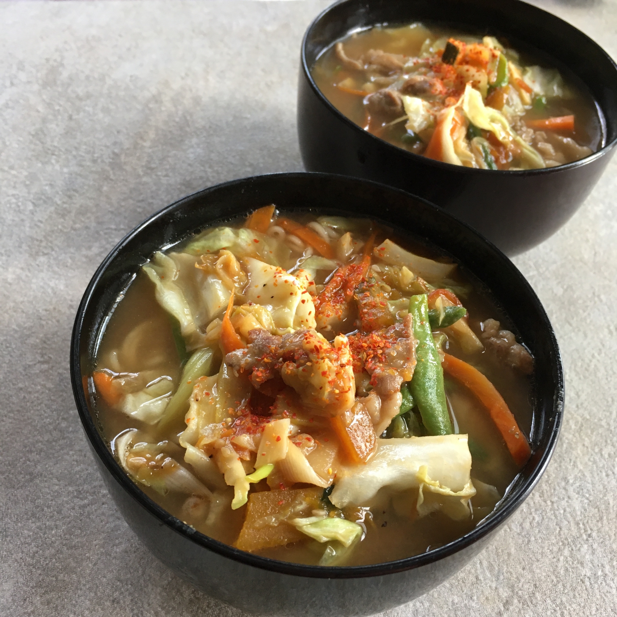 五目炒め味噌ラーメン♪