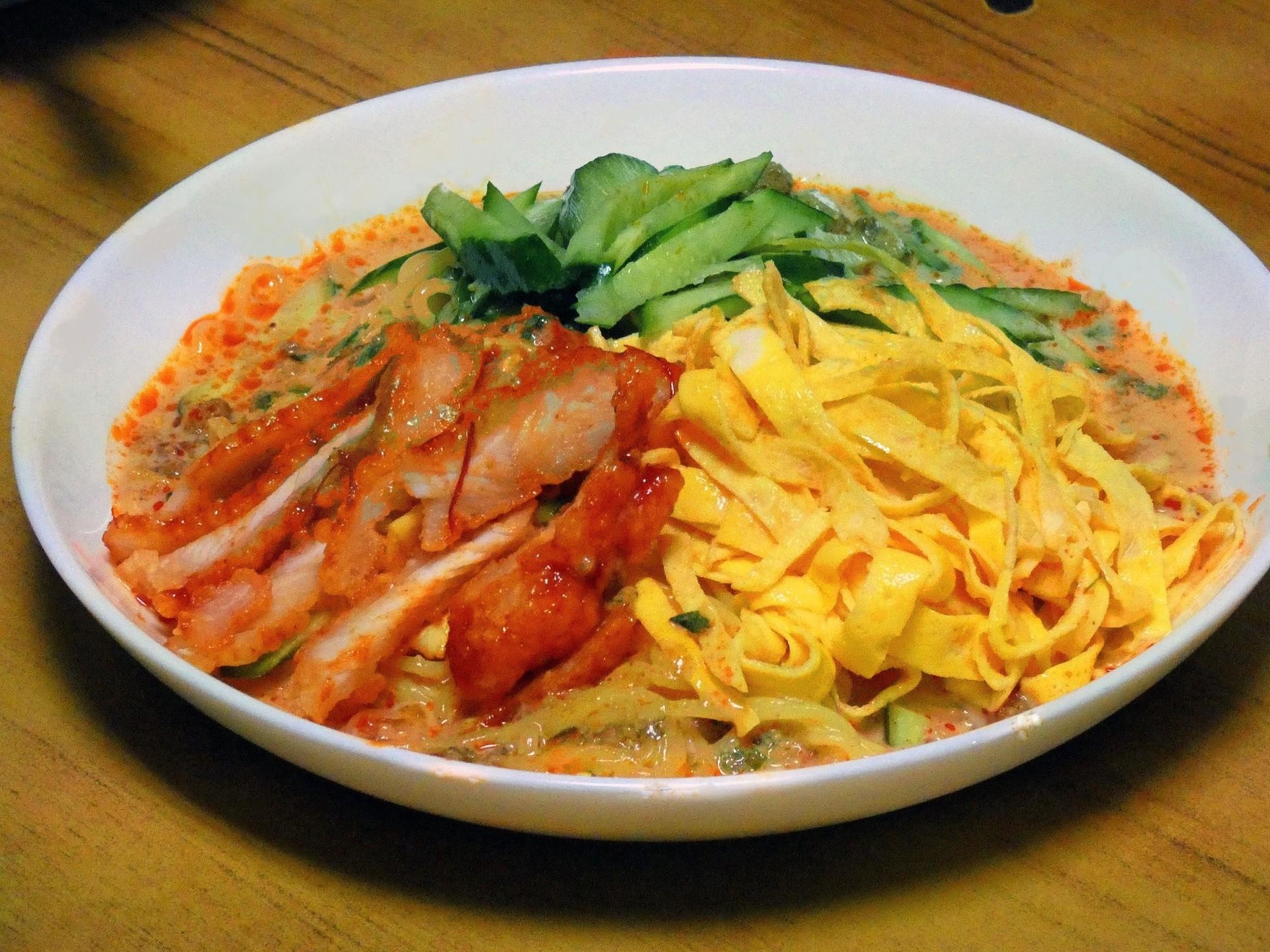 カップ麺で冷やし中華 レシピ 作り方 By 桃次郎 楽天レシピ